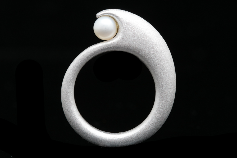 Bastian Sterling Silver and Freshwater Pearl Ring