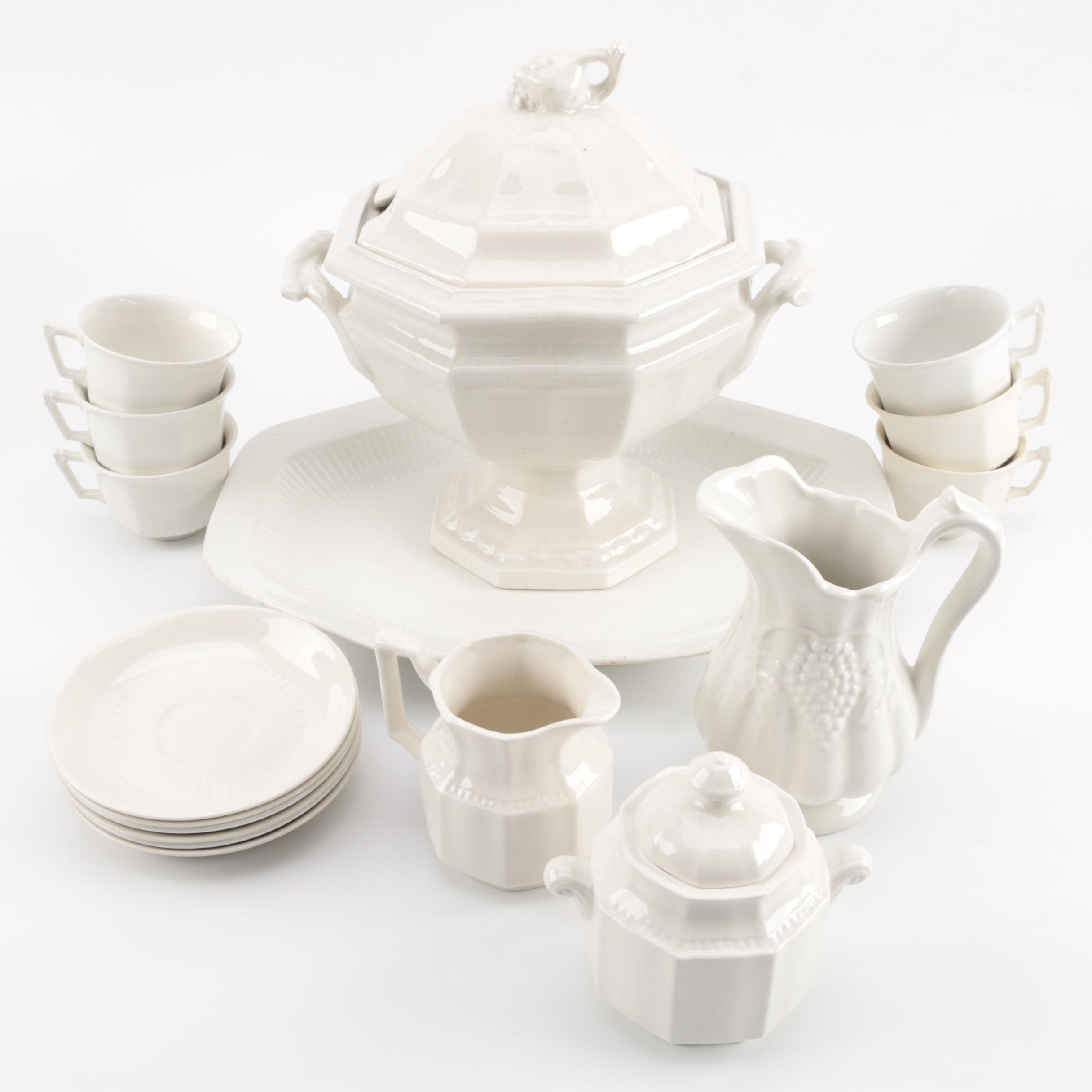 Vintage Adams Micratex Ironstone and Other Serveware