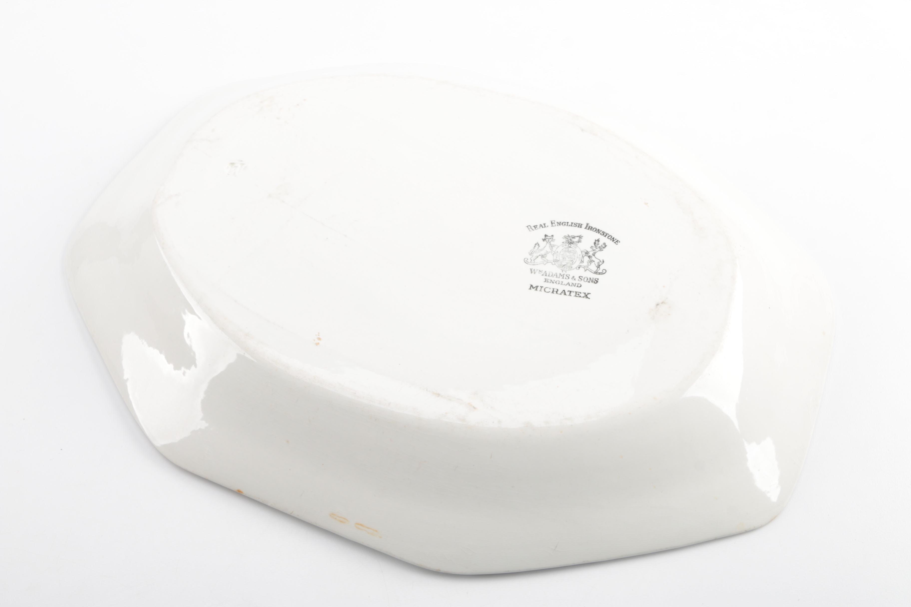 Vintage Adams Micratex Ironstone and Other Serveware