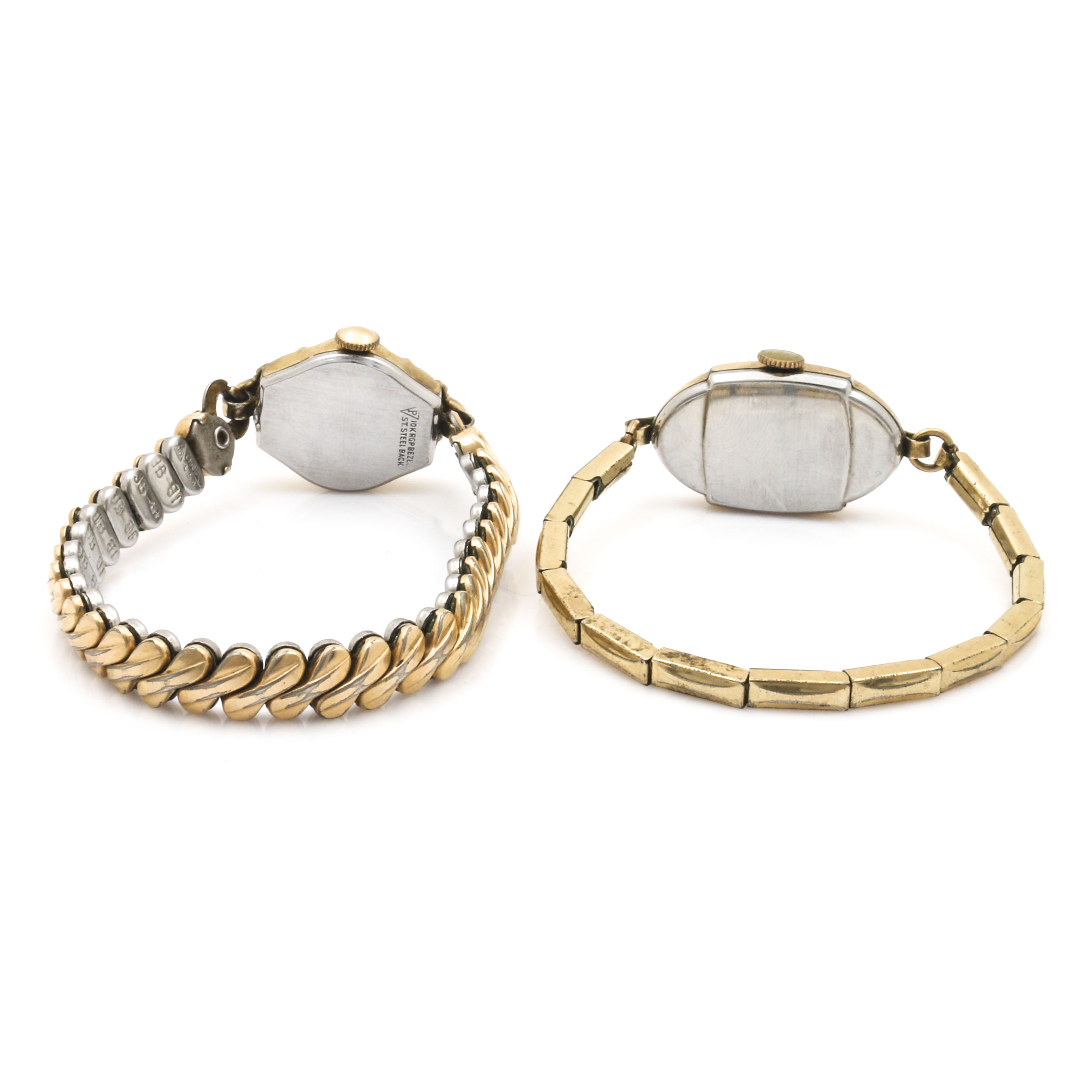 Set of Waltham Gold Tone Watches