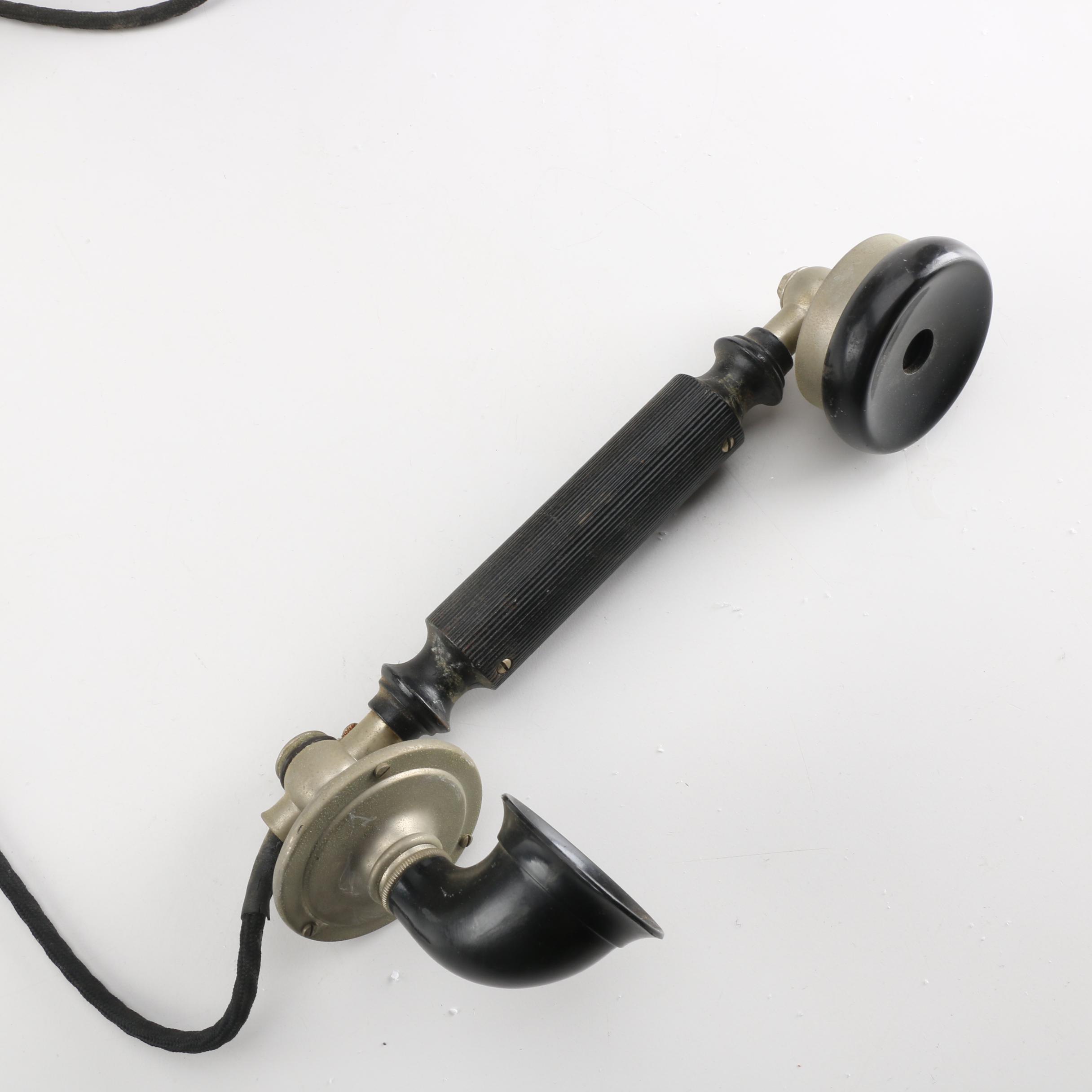 Vintage Black Cradle Telephone