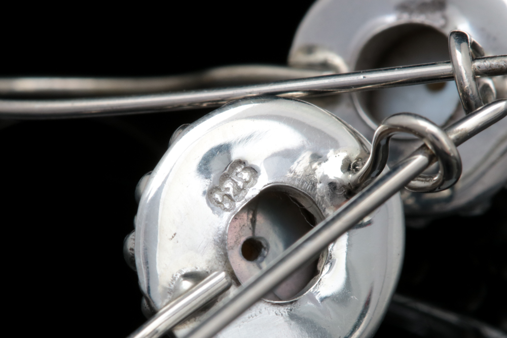 Sterling Silver and Pearl Drop Earrings