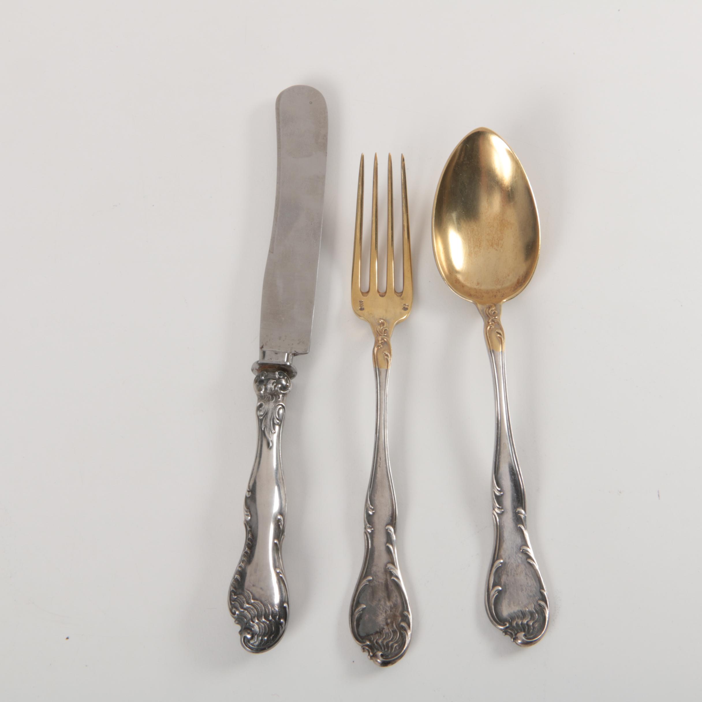 Bruckmann & Söhne, 800 German Silver Presentation Set