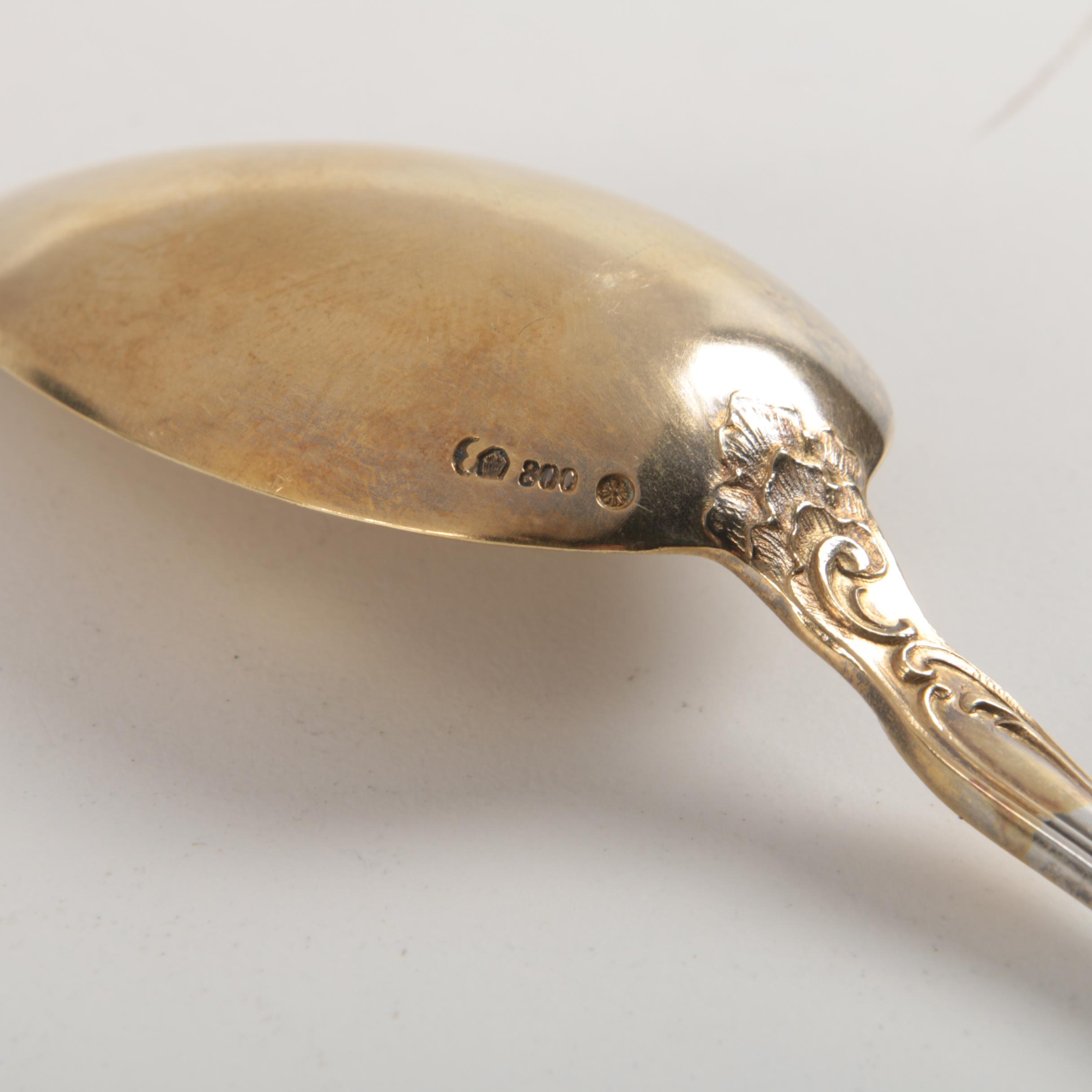 Bruckmann & Söhne, 800 German Silver Presentation Set