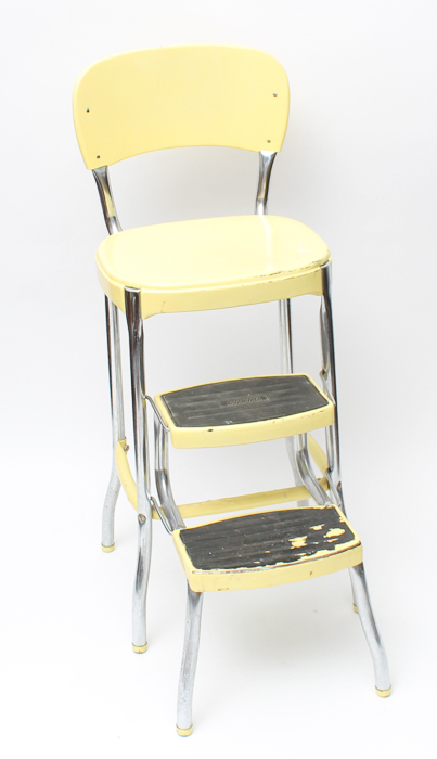 Vintage Metal Step-Stool High Chair by Cosco