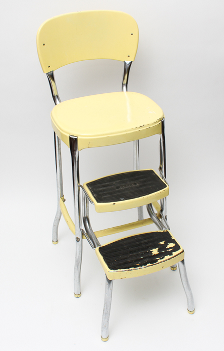 Vintage Metal Step-Stool High Chair by Cosco