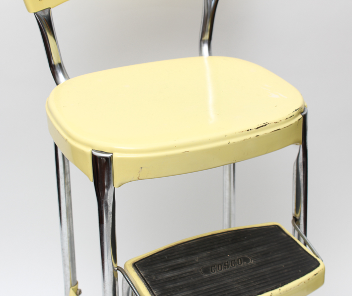 Vintage Metal Step-Stool High Chair by Cosco