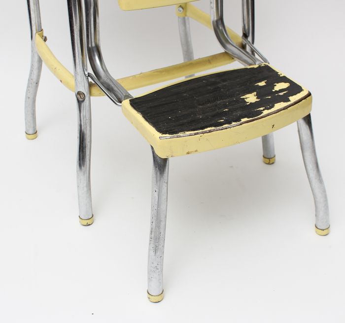Vintage Metal Step-Stool High Chair by Cosco