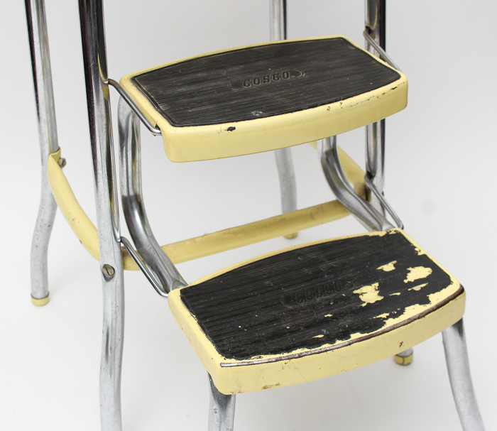 Vintage Metal Step-Stool High Chair by Cosco