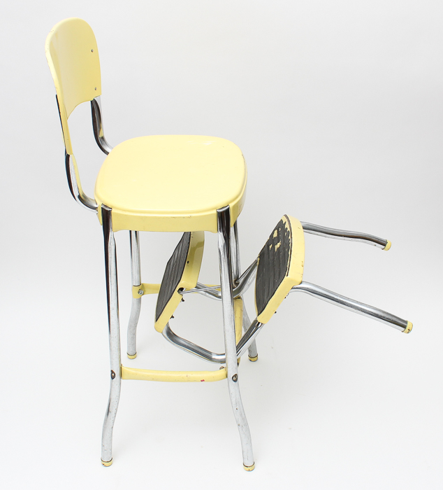 Vintage Metal Step-Stool High Chair by Cosco