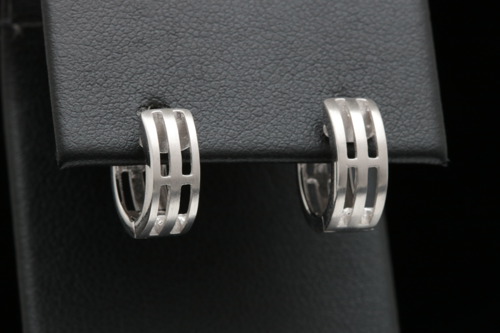 Bastian Sterling Silver Huggie Earrings