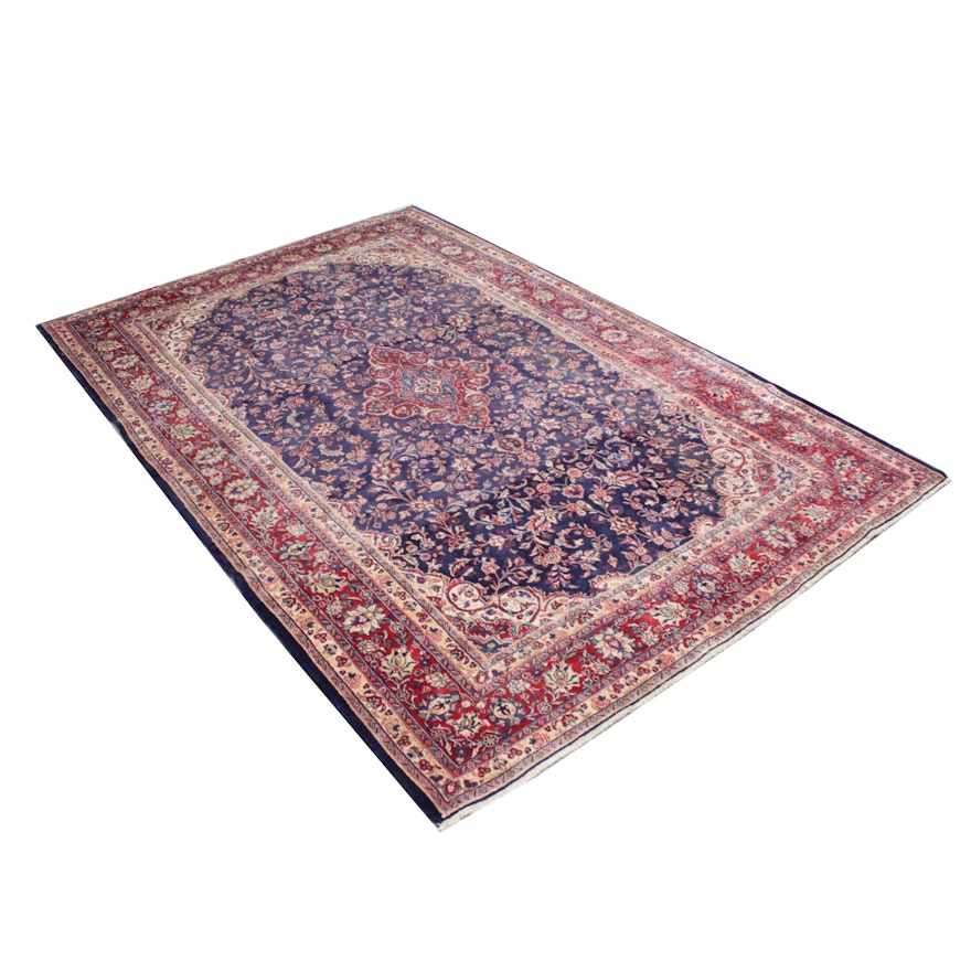 Finely Hand-Knotted Tabriz Wool Area Rug