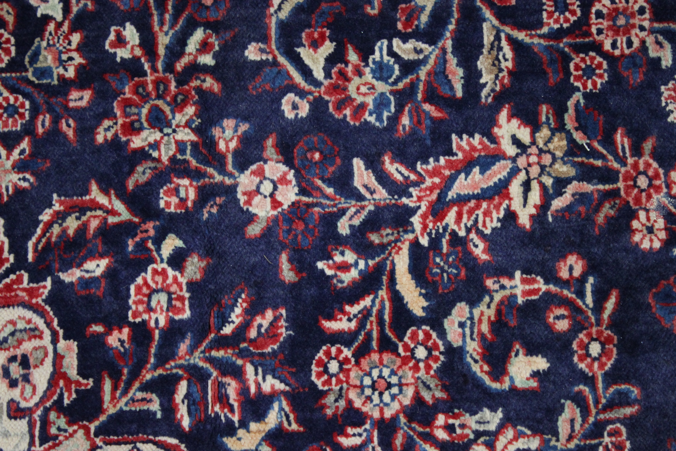 Finely Hand-Knotted Tabriz Wool Area Rug