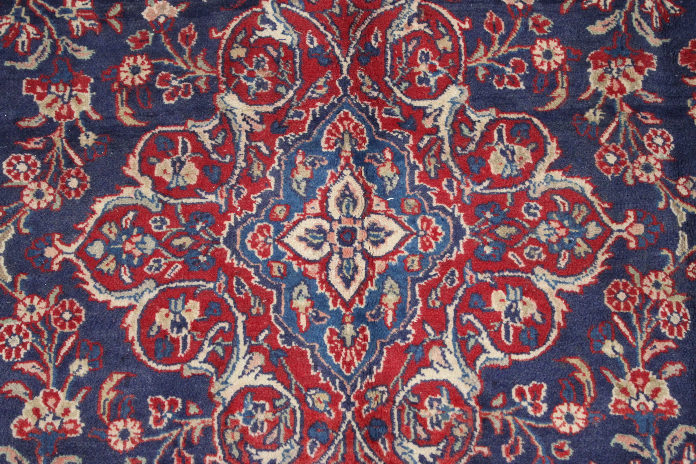 Finely Hand-Knotted Tabriz Wool Area Rug