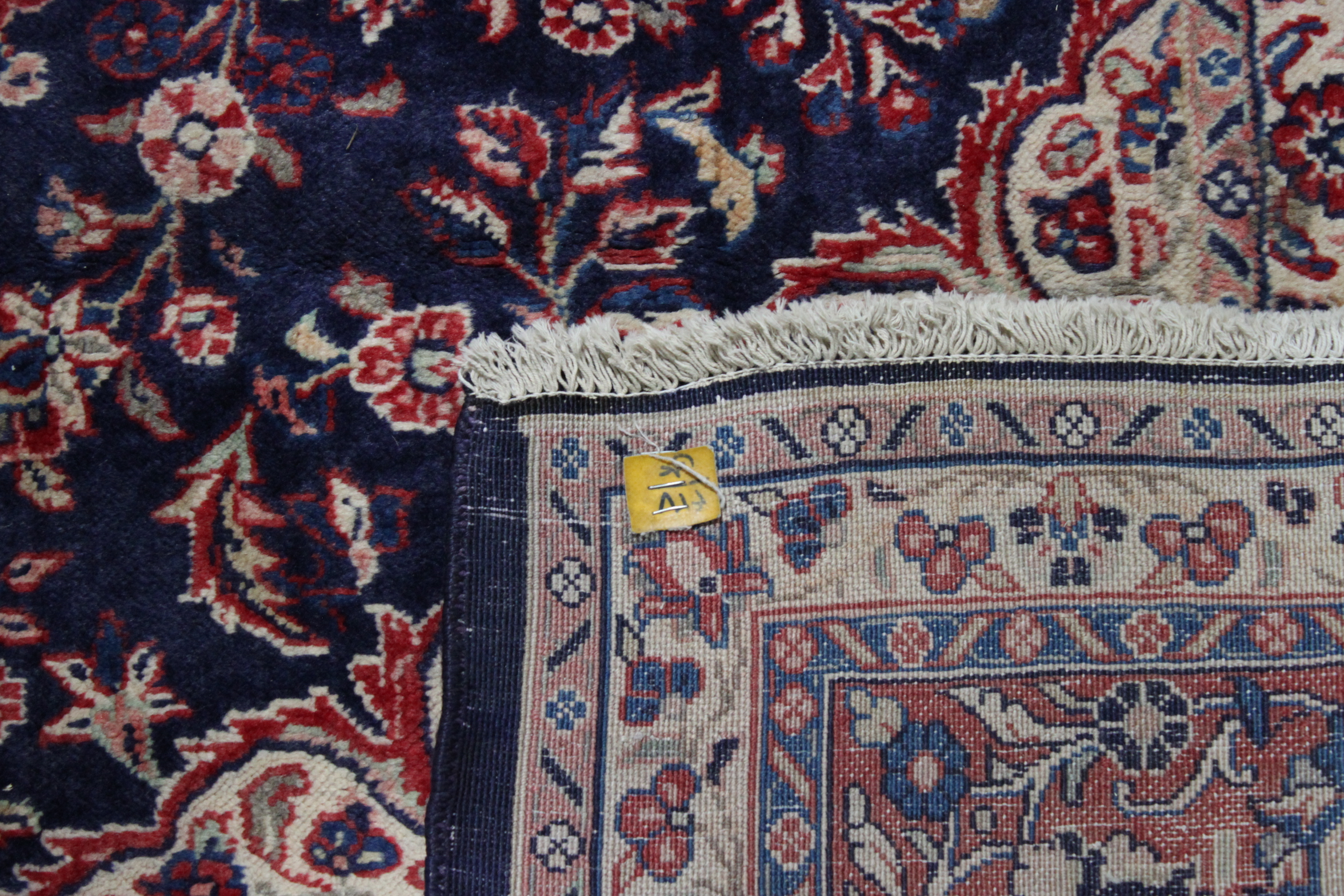 Finely Hand-Knotted Tabriz Wool Area Rug