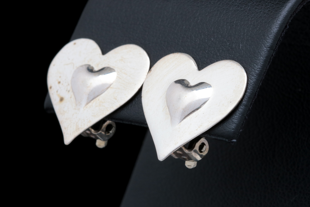 Sterling Silver Heart Earrings