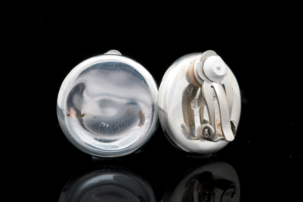 Sterling Silver Clip On Earrings