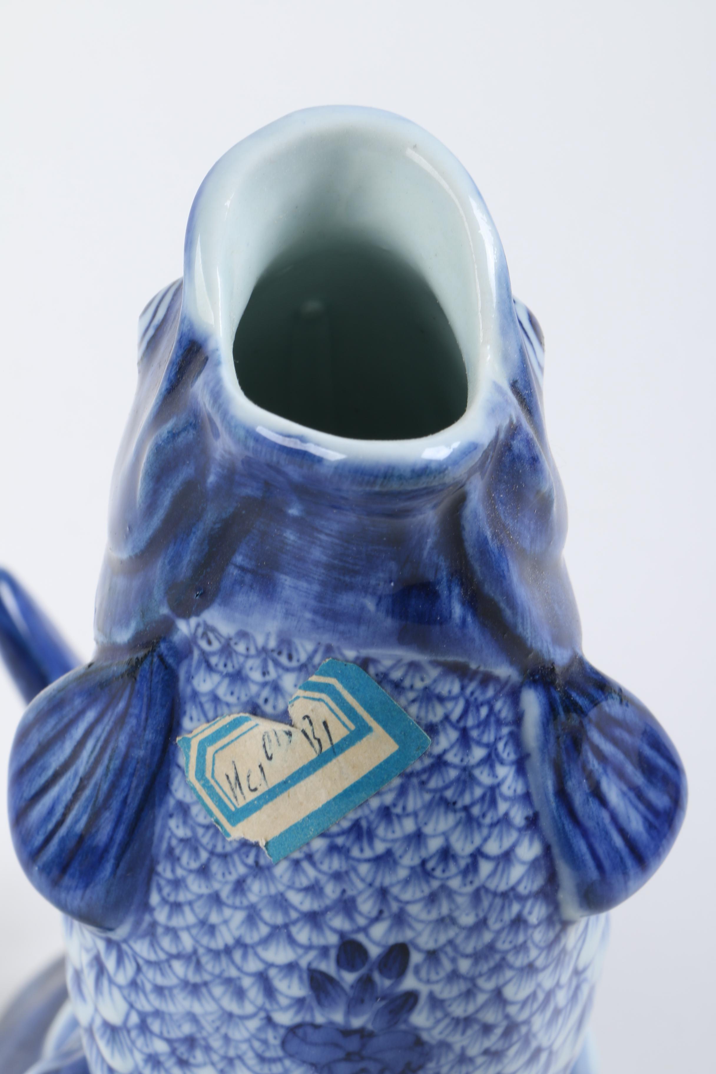 Assorted Blue and White Serveware and Vases