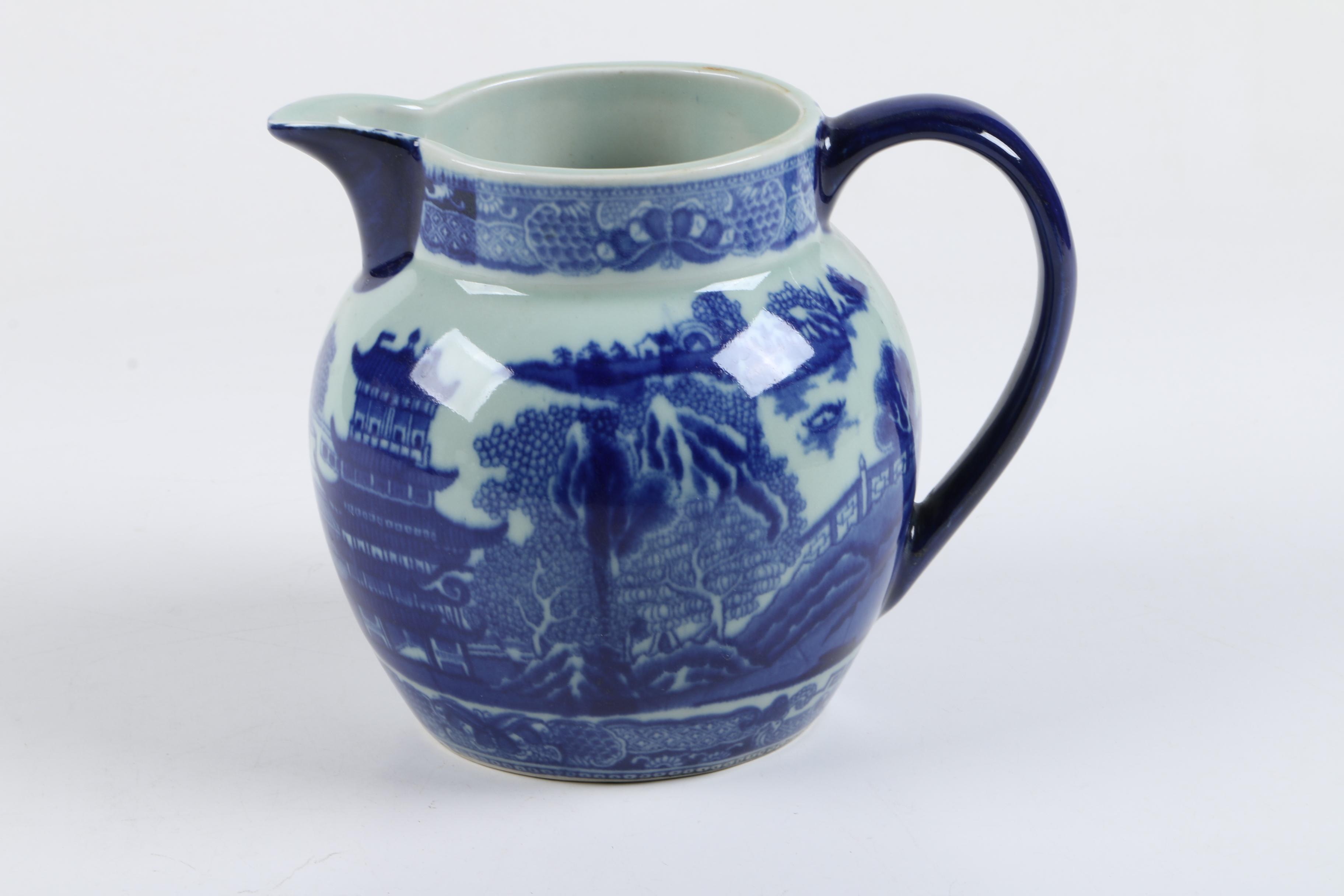 Assorted Blue and White Serveware and Vases