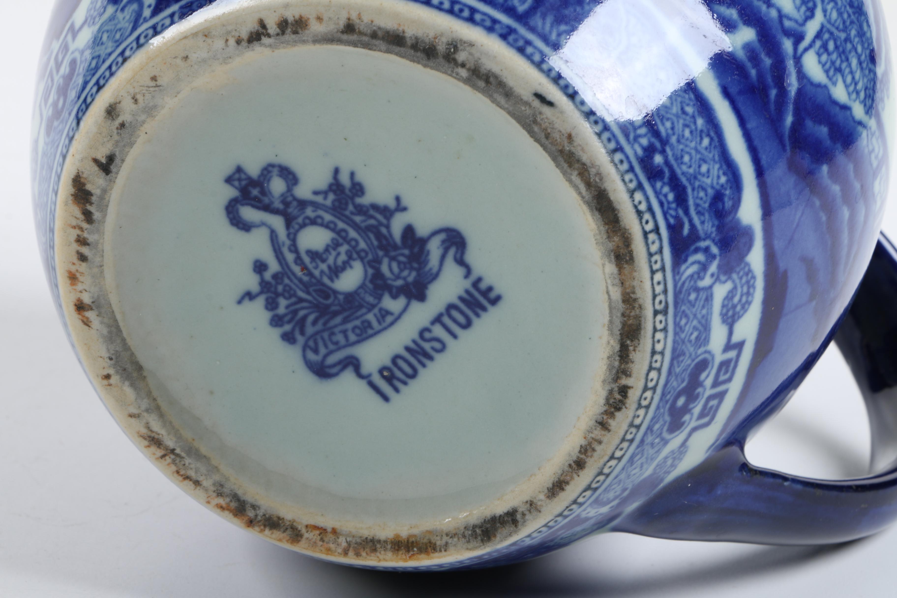 Assorted Blue and White Serveware and Vases