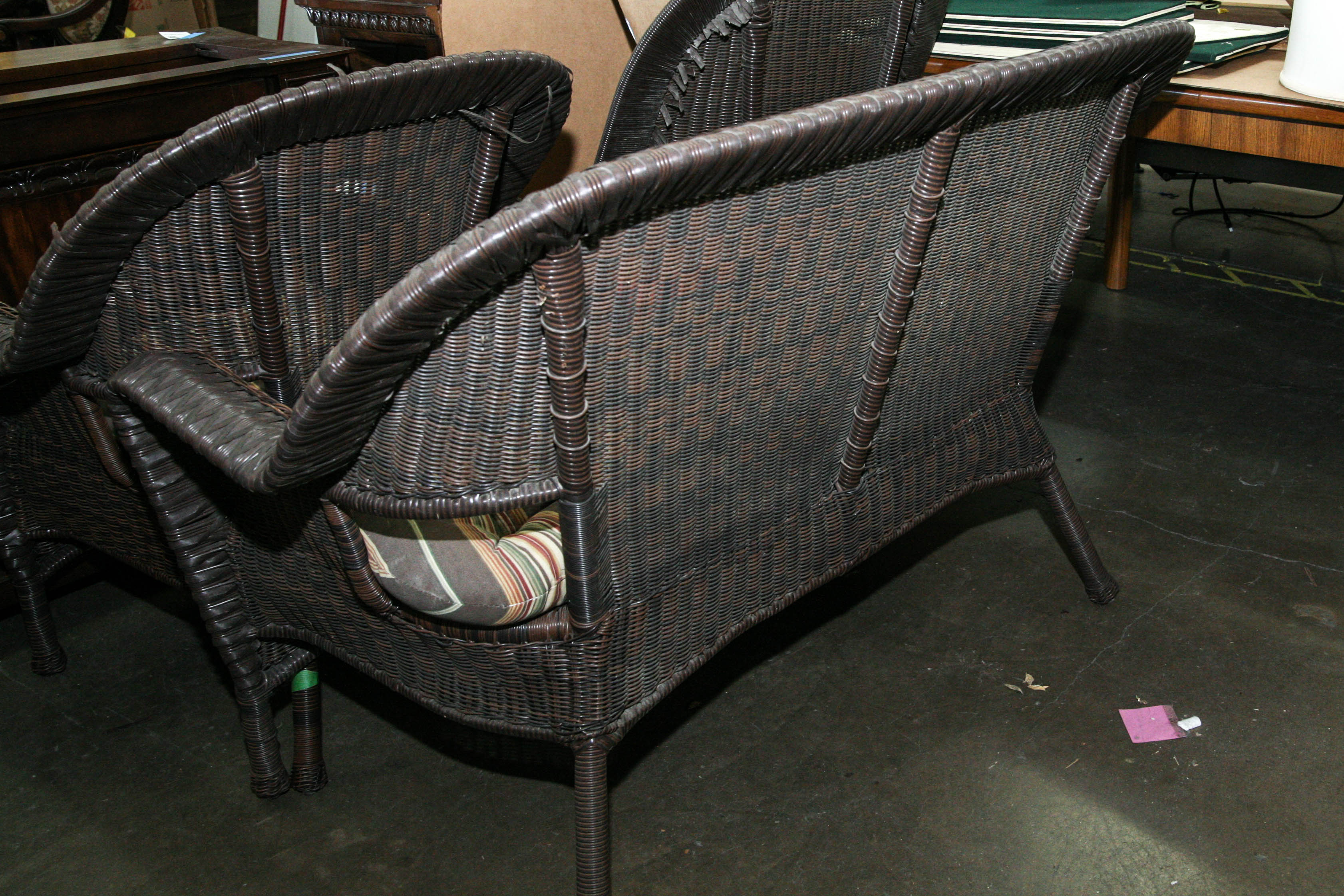 Wicker Loveseat