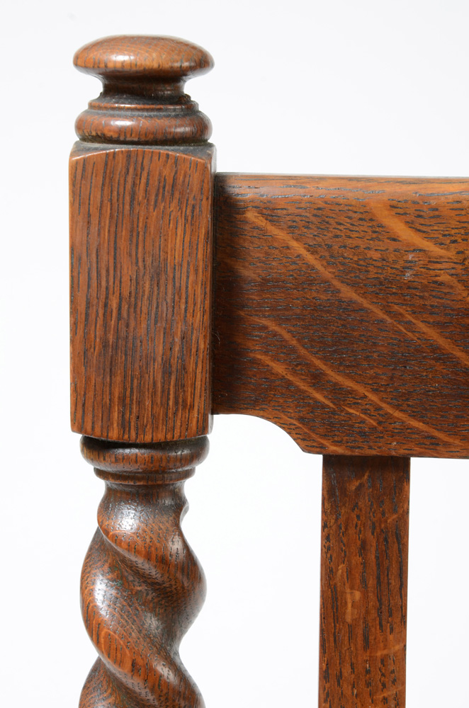 Antique "Quaint Tudor" Chair by Stickley Bros.