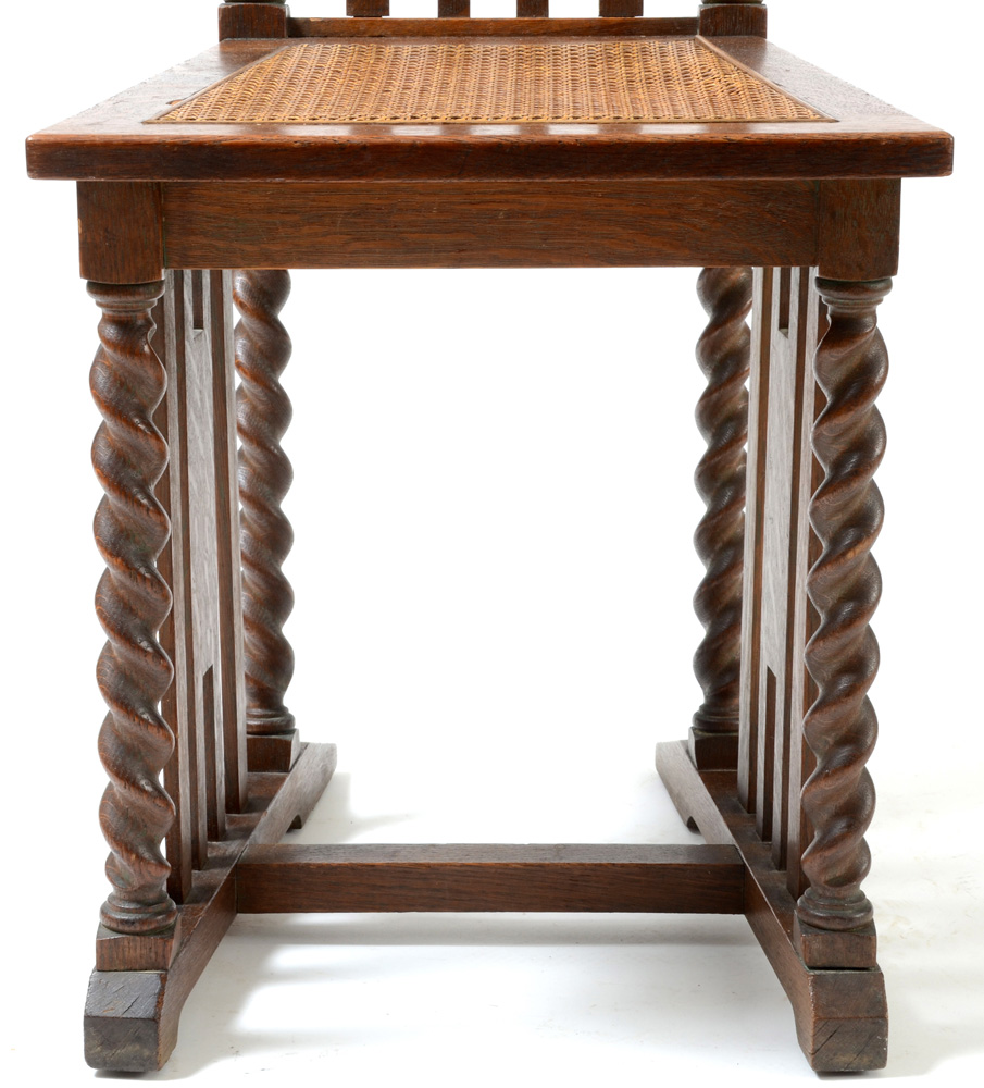 Antique "Quaint Tudor" Chair by Stickley Bros.