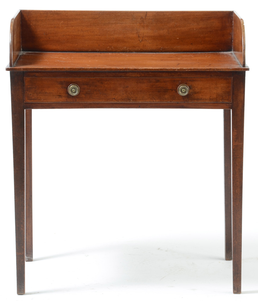 Antique Walnut Small Writing Desk