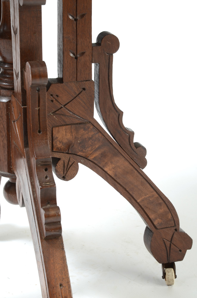 Eastlake Accent Table with Casters