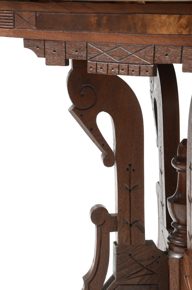 Eastlake Accent Table with Casters