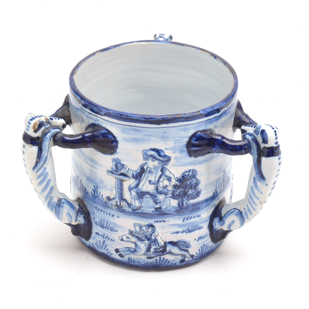 Antique Stoneware Tyg Mug