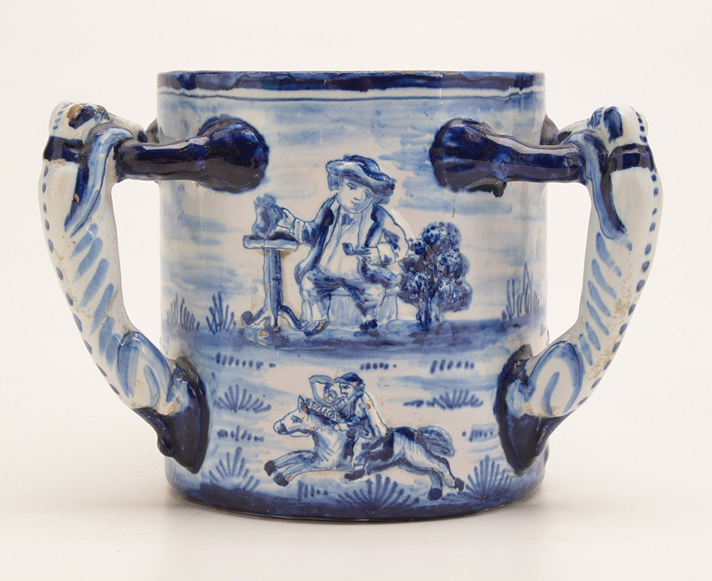 Antique Stoneware Tyg Mug