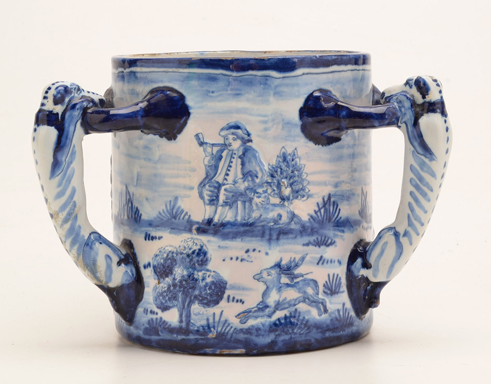 Antique Stoneware Tyg Mug