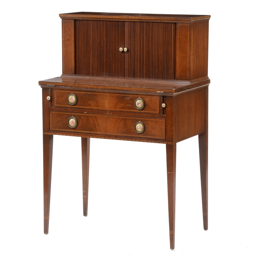 Vintage Mahogany Secretary Desk
