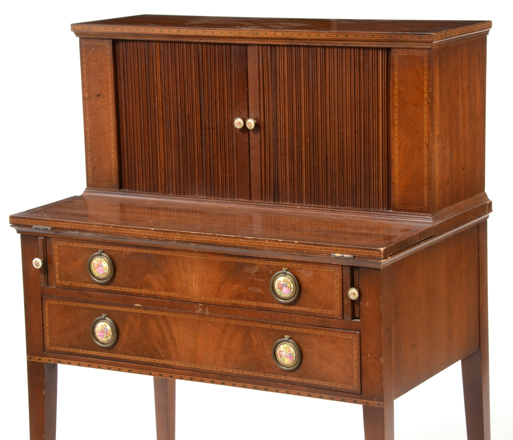 Vintage Mahogany Secretary Desk