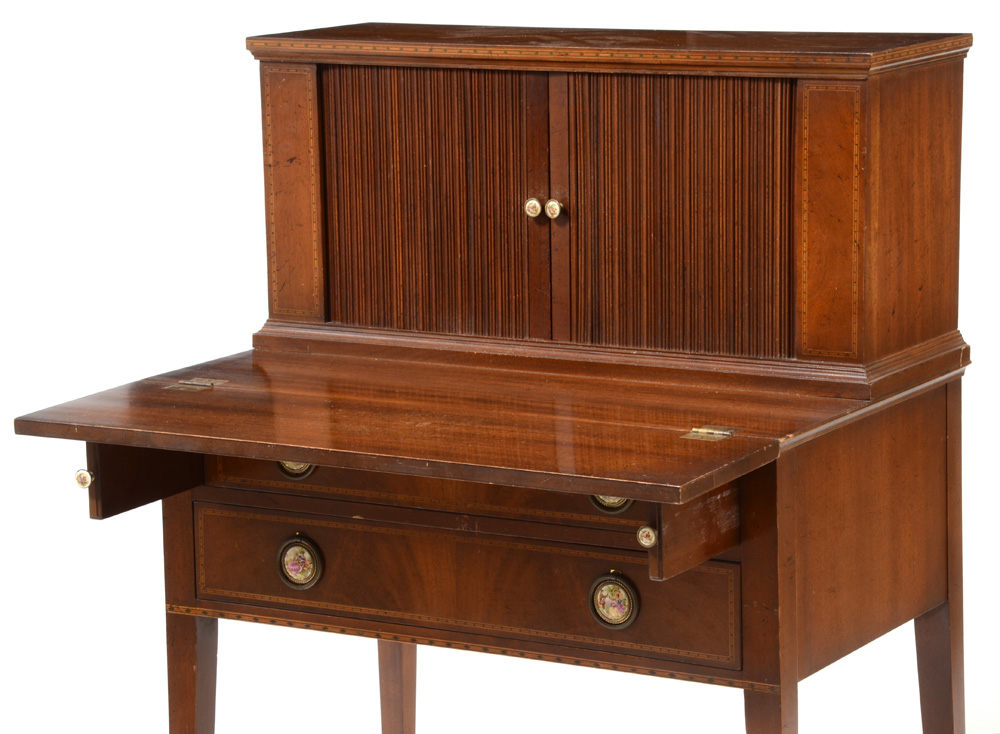 Vintage Mahogany Secretary Desk