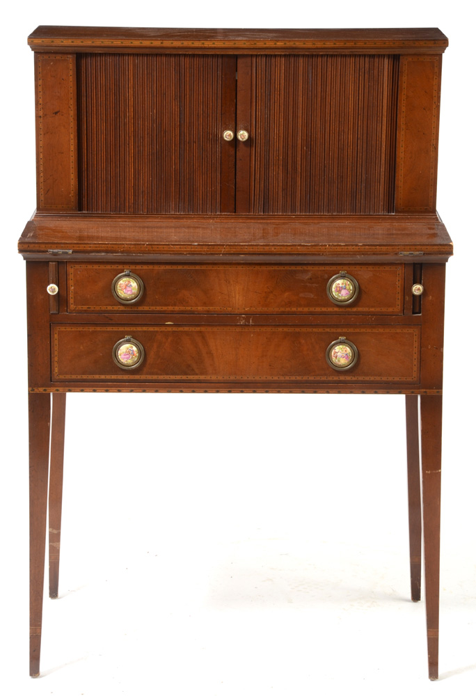 Vintage Mahogany Secretary Desk