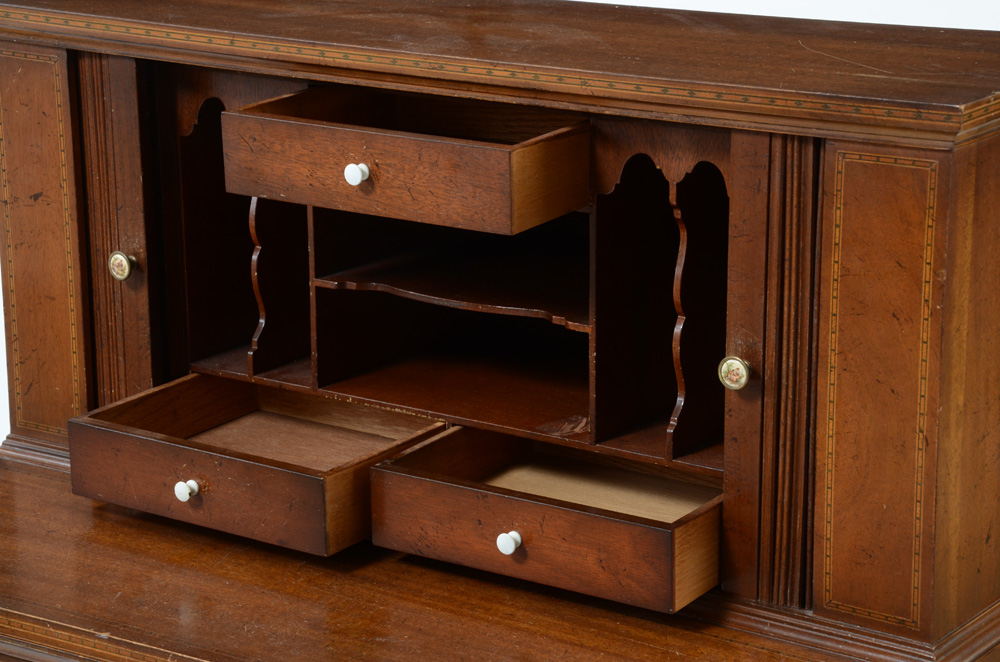 Vintage Mahogany Secretary Desk