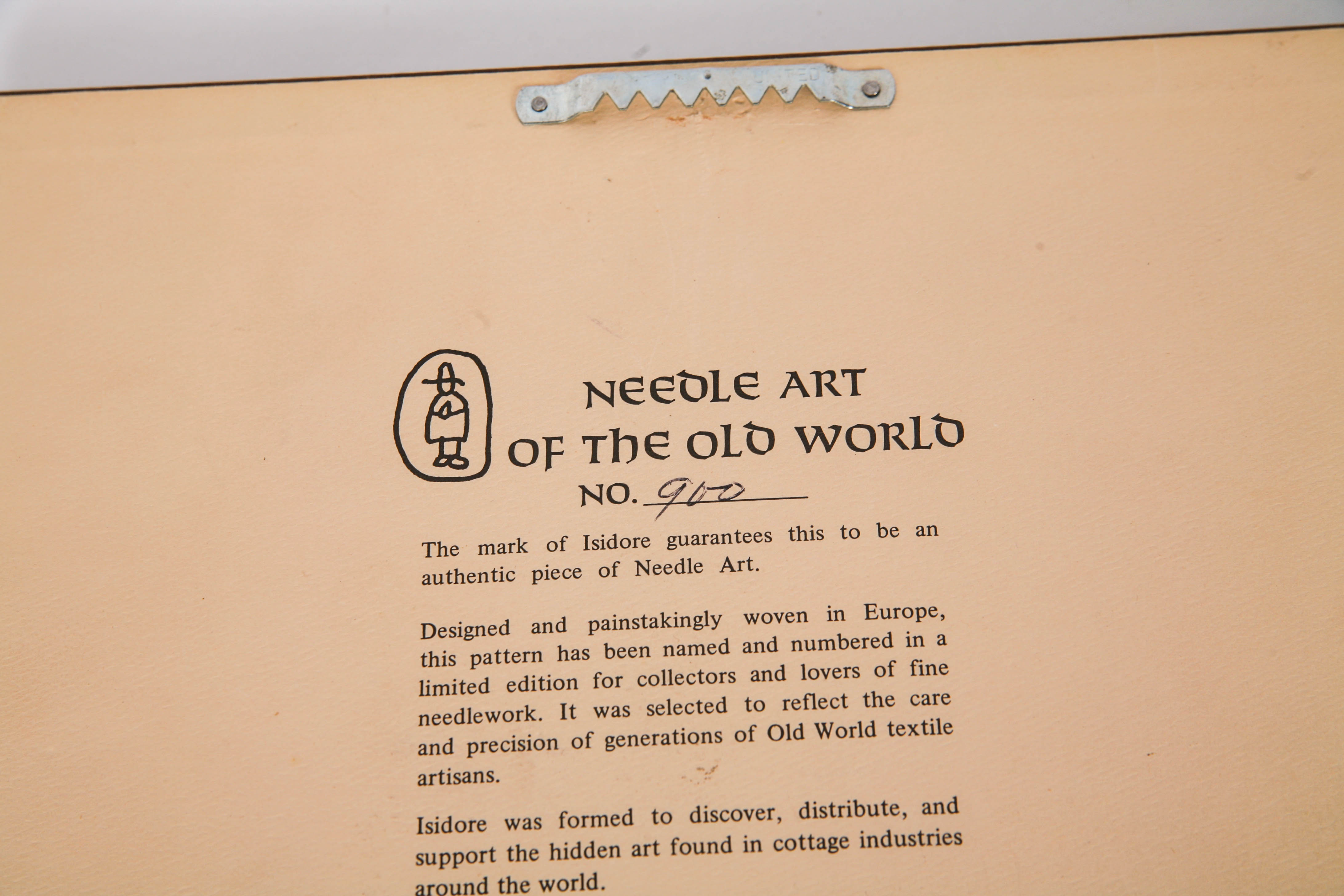 Embroidered Ribbon Depicting the Little Engine That Could