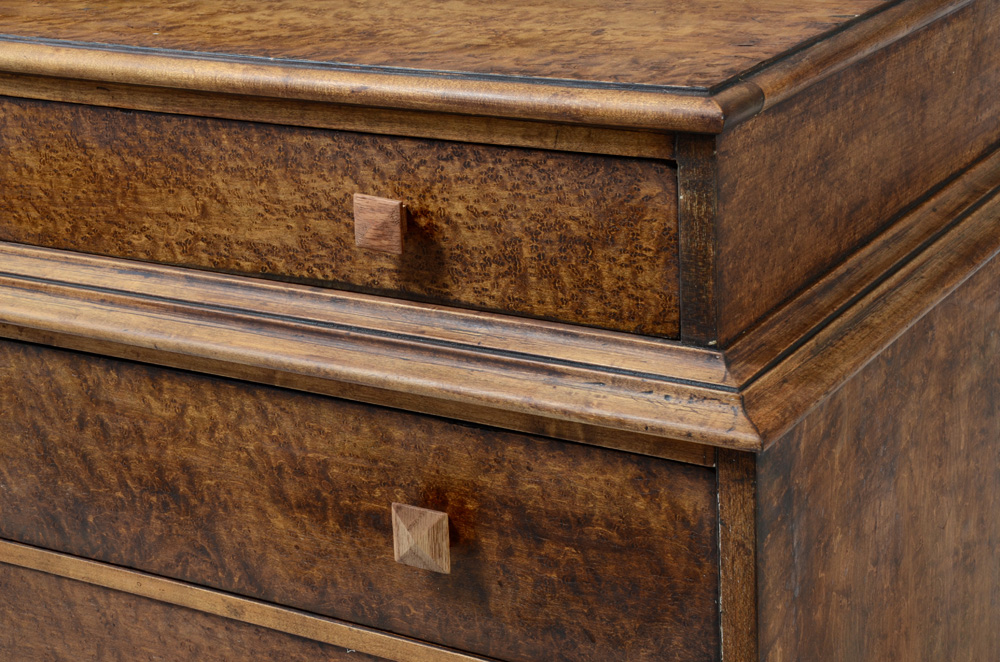 Burl Wood Chest of Drawers