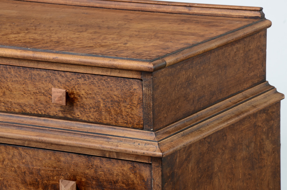 Burl Wood Chest of Drawers