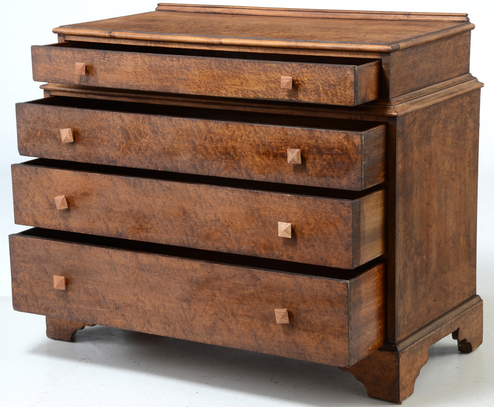 Burl Wood Chest of Drawers