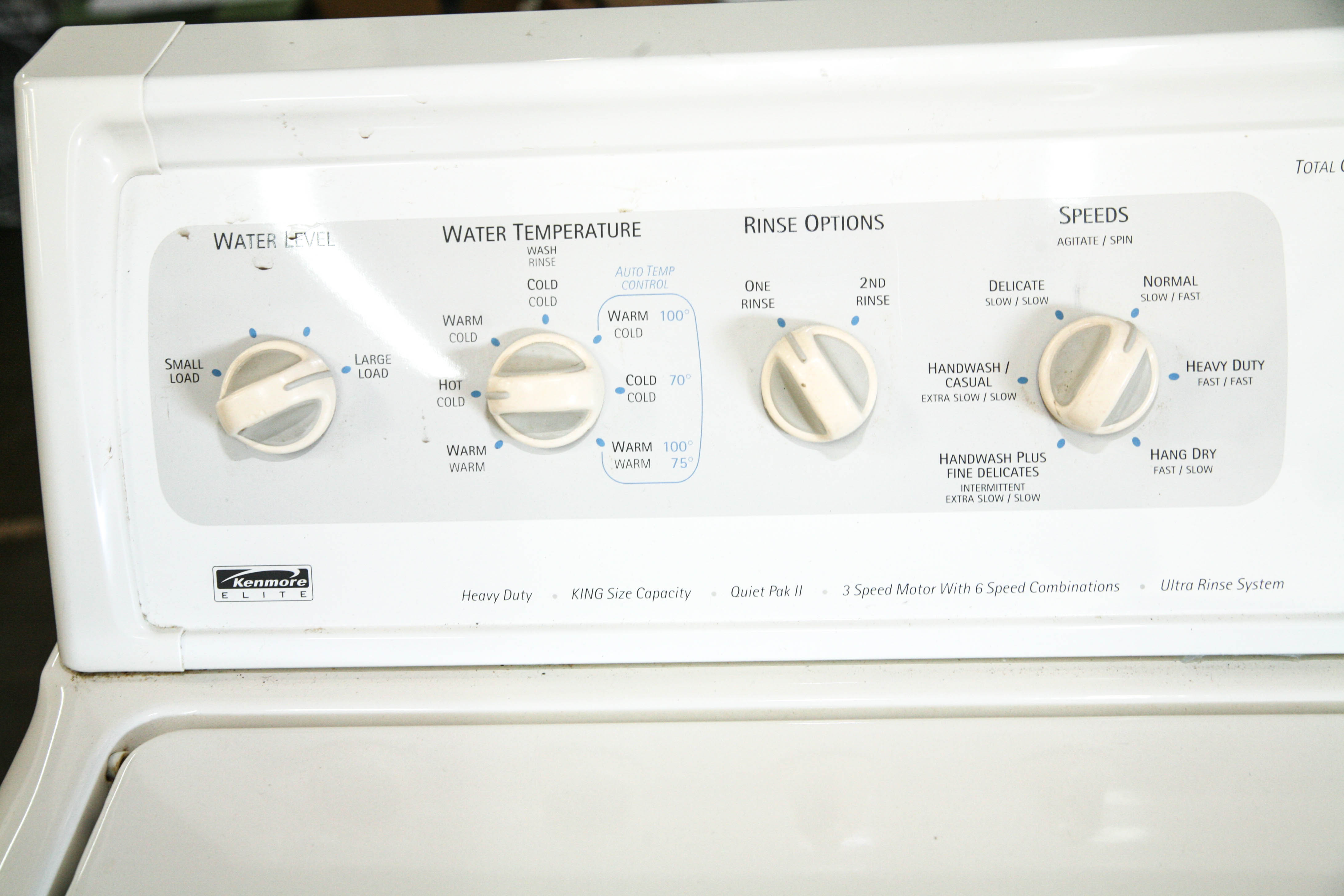 Kenmore Elite Washer