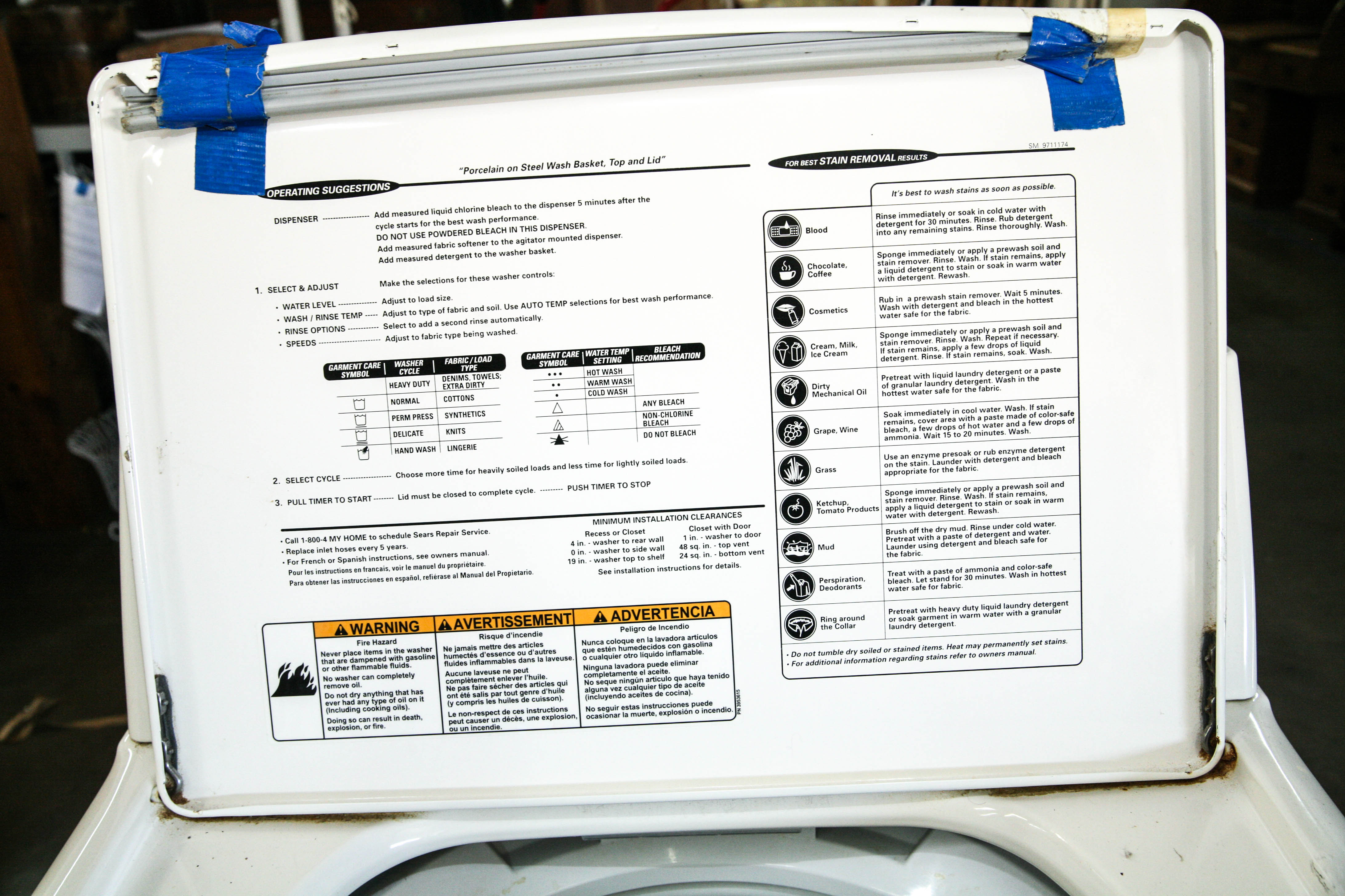 Kenmore Elite Washer