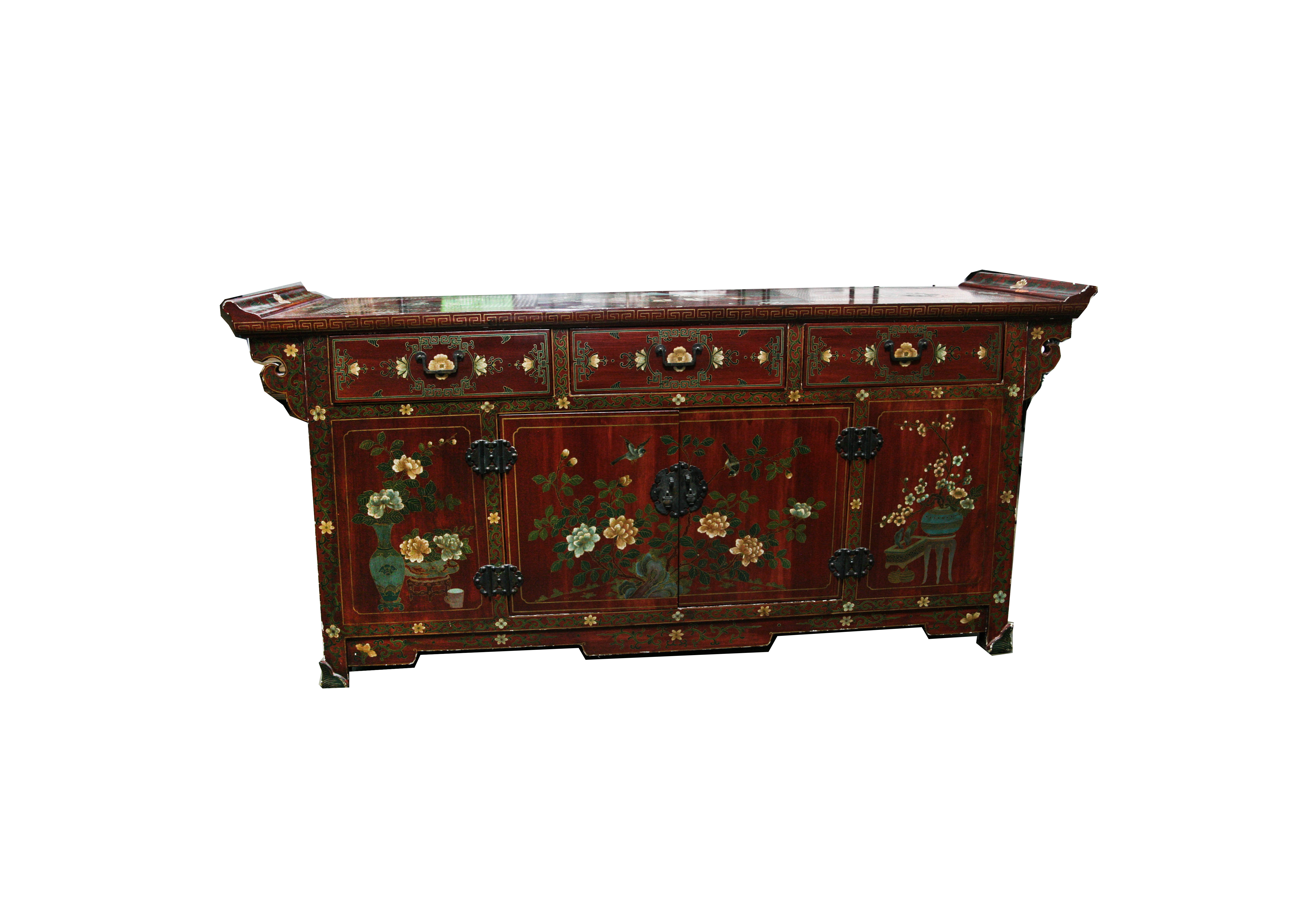Chinoiserie Painted Sideboard