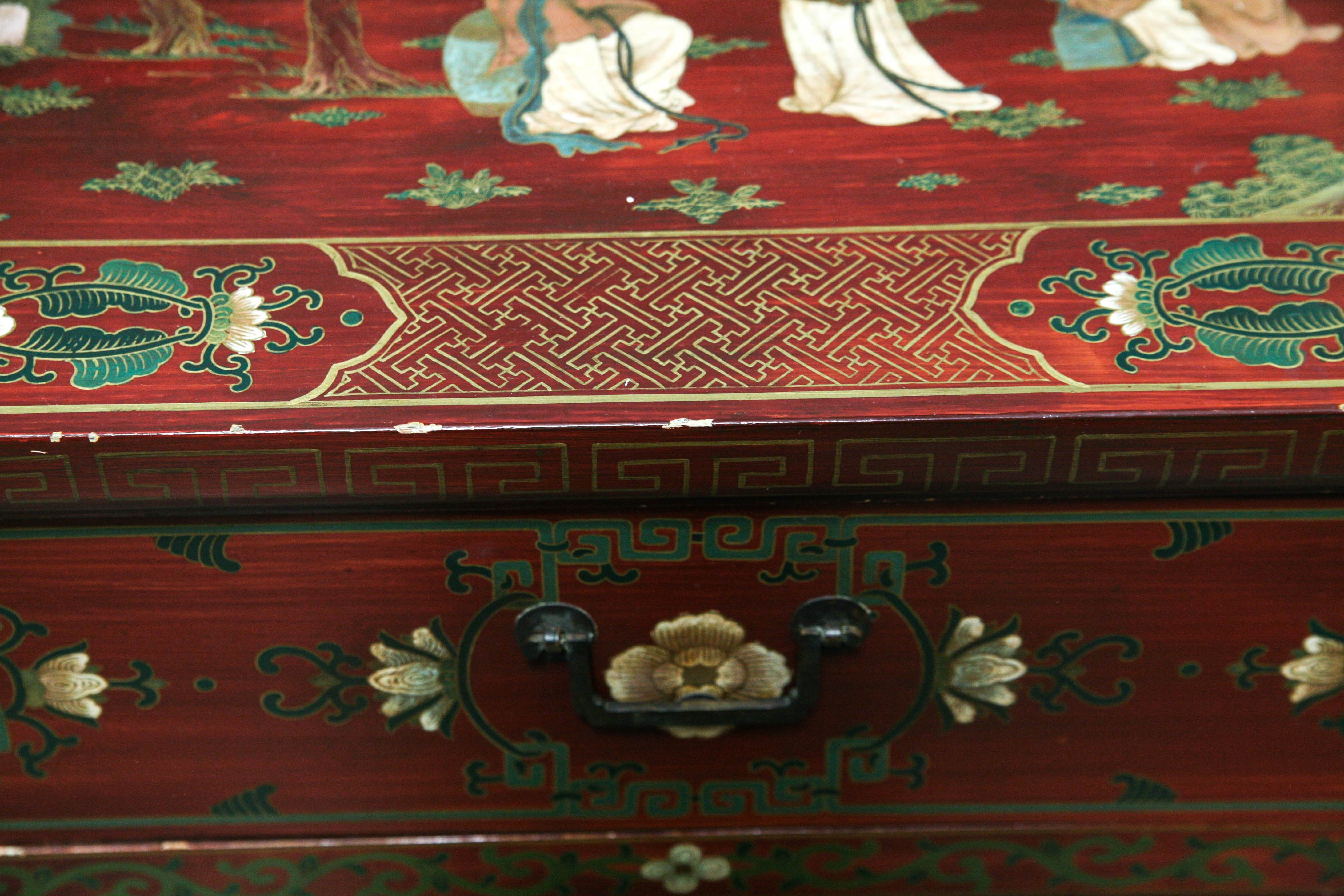 Chinoiserie Painted Sideboard