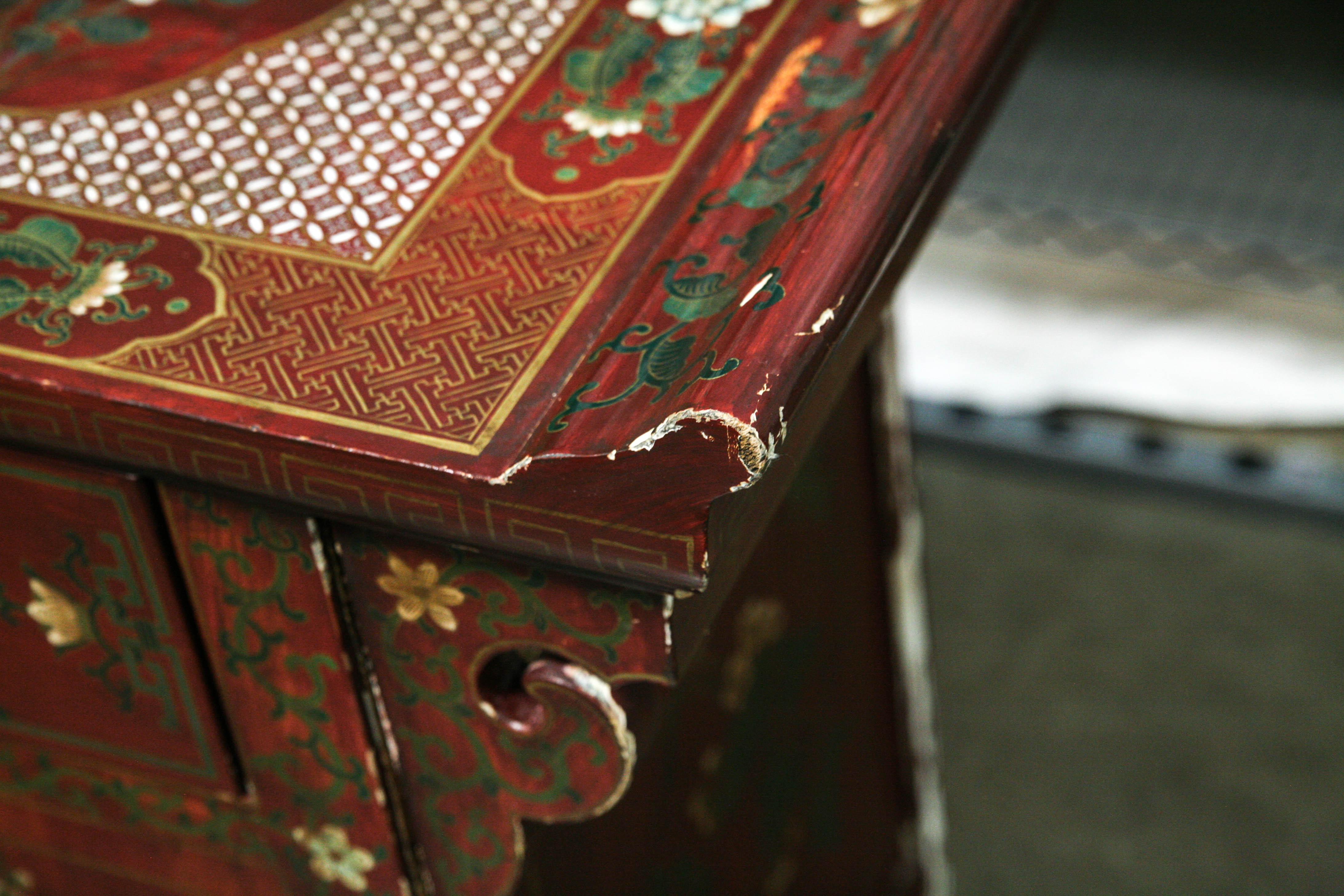 Chinoiserie Painted Sideboard