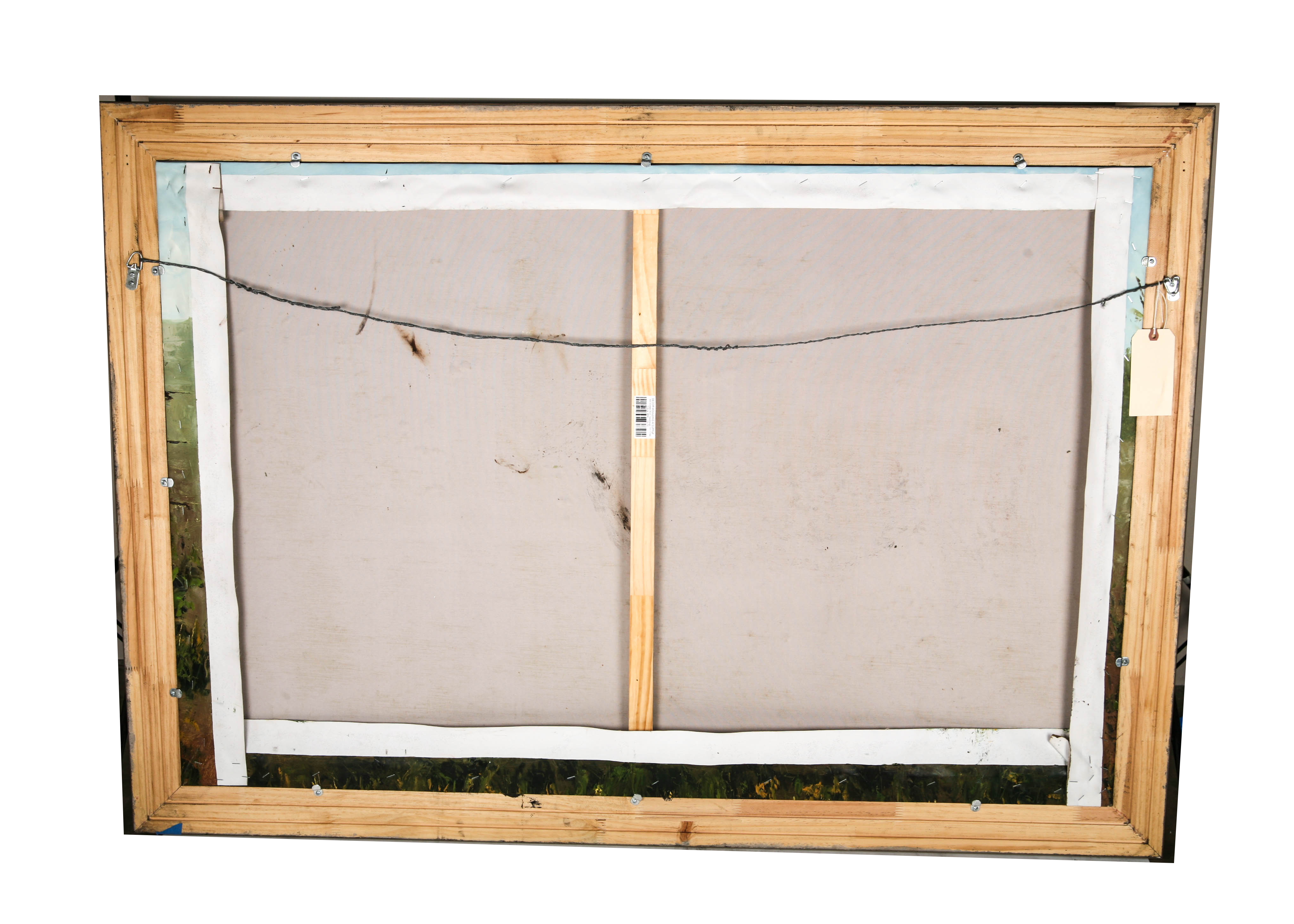 Oil Painting on Canvas of Texas Longhorn Cow