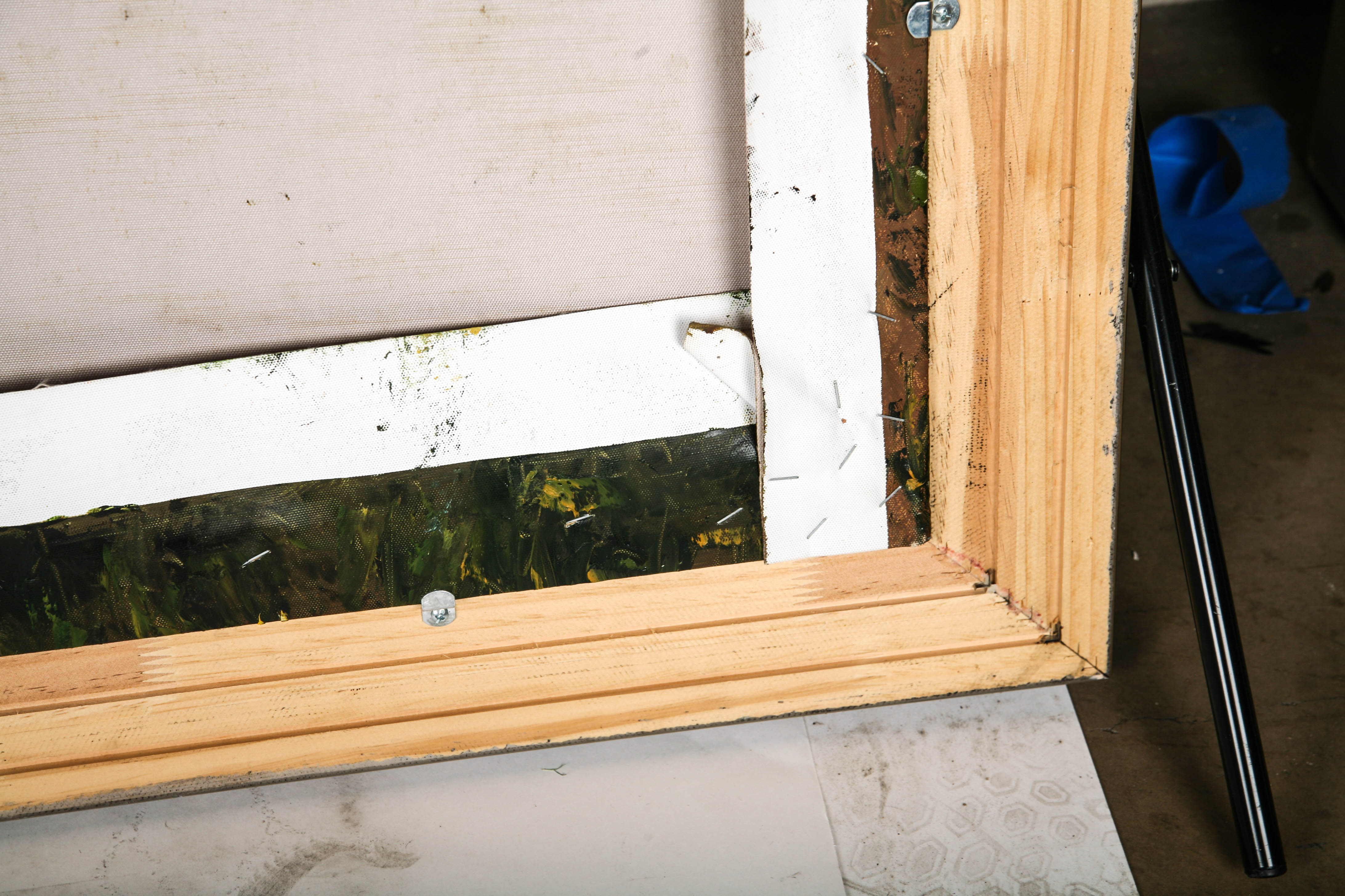 Oil Painting on Canvas of Texas Longhorn Cow