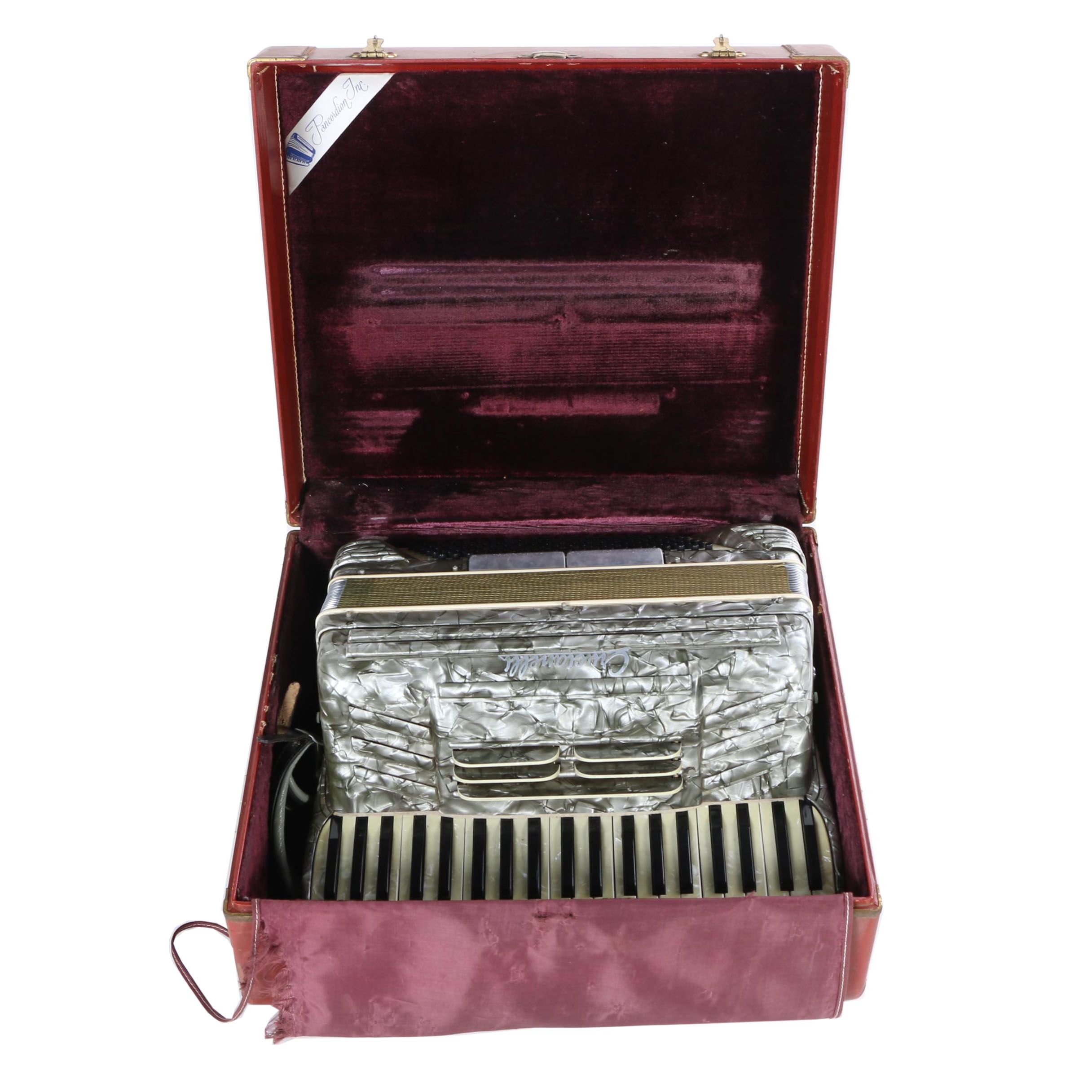 Vintage Crucianelli Pancordion Accordion with Case